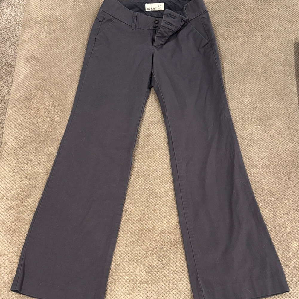 Old Navy Dark Gray Flare Jeans